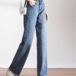 High waisted slim pants